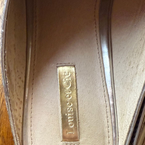 Louise et Cie Silver Metallic Mules - Picture 8 of 10